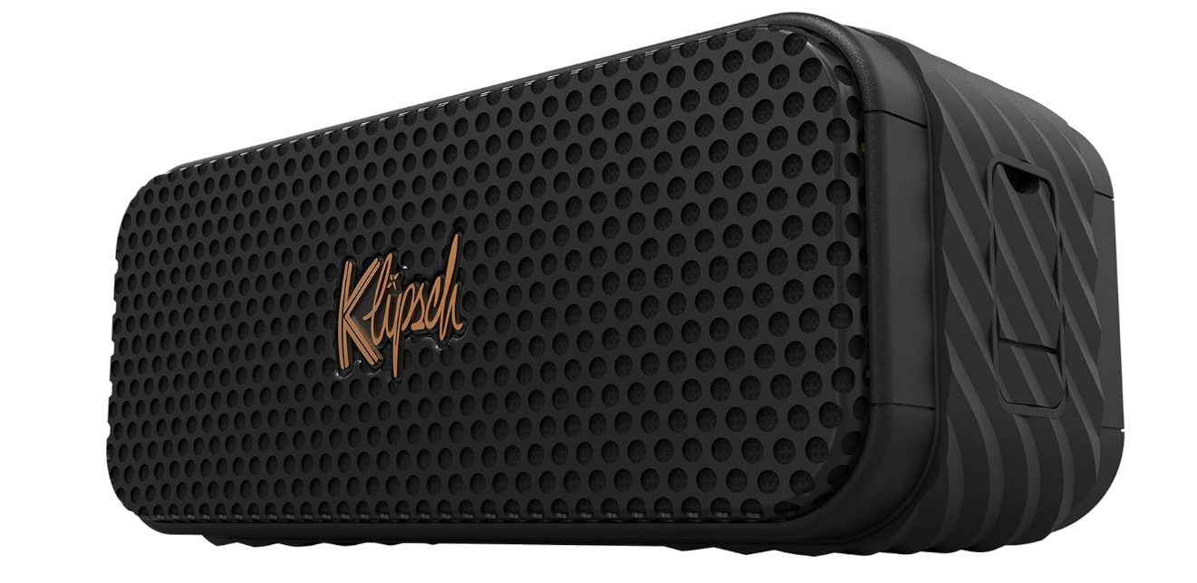 Klipsch Nashville Portable Bluetooth Speaker with a 2.25" full range drivers for 360 degree audio, IP67 dust and waterproof rating, 24 hours of playtime... 