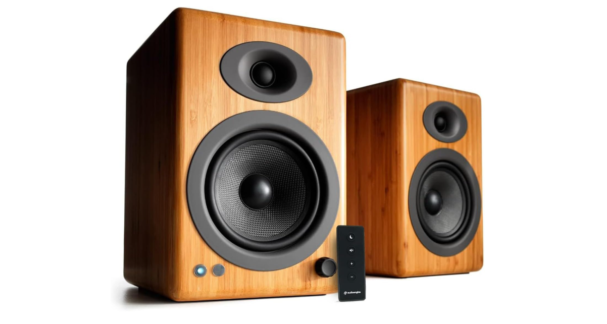 Audioengine A5+ Wireless Bluetooth Bookshelf Speakers - Premium 150W Stereo Speakers for Music, Gaming, Turntables, Home Theater Systems - Powerful Studio...
