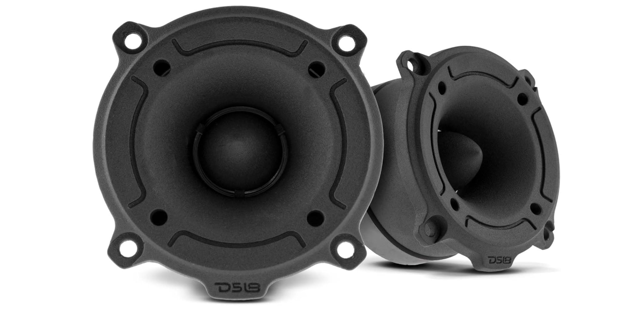 DS18 PRO-TW120B Super Tweeter in Black - 3" Aluminum Frame and Diaphragm, 240W Max, 120W RMS, 4 Ohms, Built in Crossover - PRO Tweeters are The Best in... 