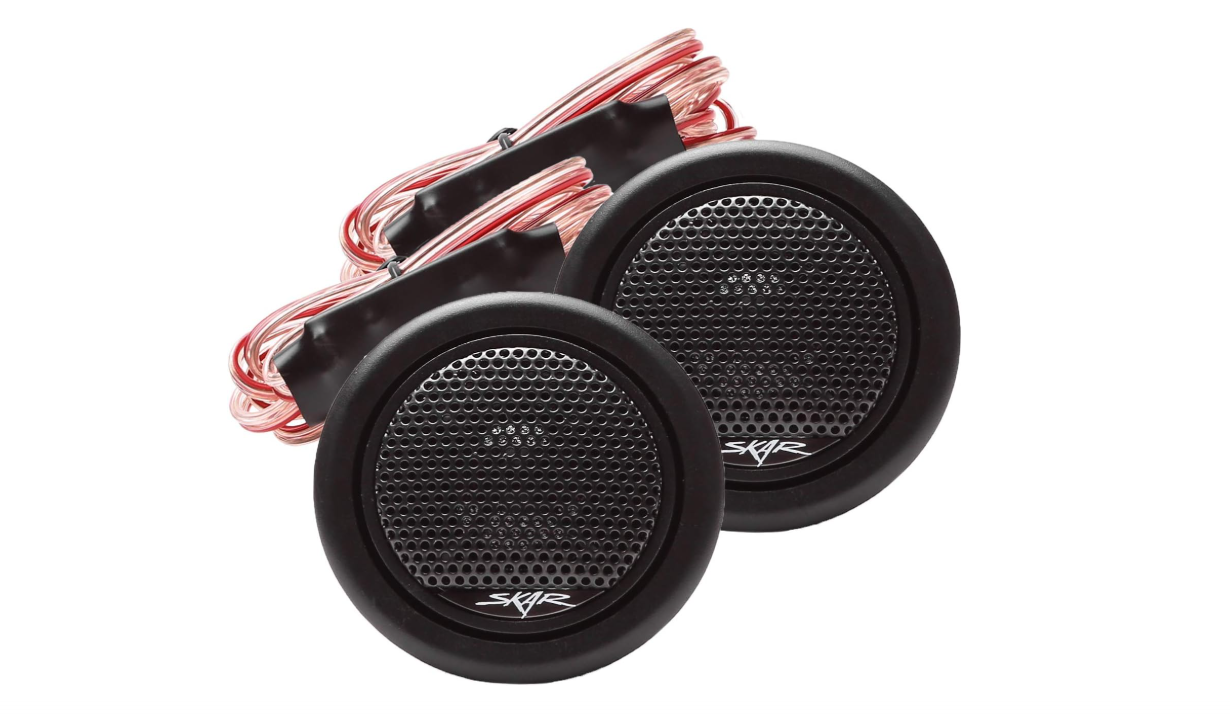 Skar Audio TWS-01 1-Inch 240 Watt Max Power Neodymium Silk Dome Tweeters, Pair 