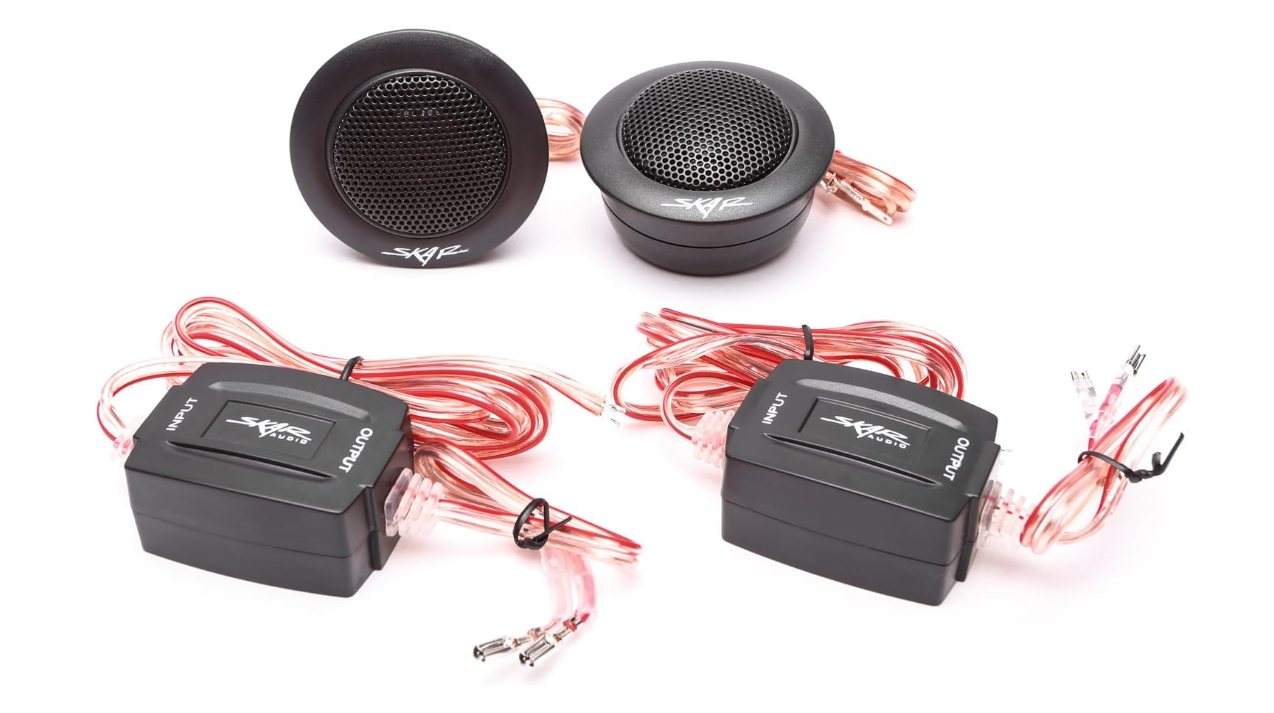 Skar Audio TX-T 1-Inch 240 Watt Max Power Neodymium Silk Dome Tweeters, Pair 