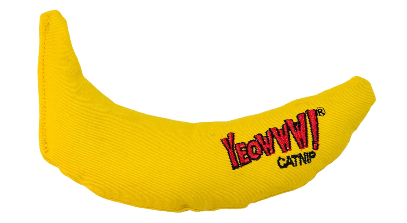 Yeowww! Catnip Toy, Yellow Banana
