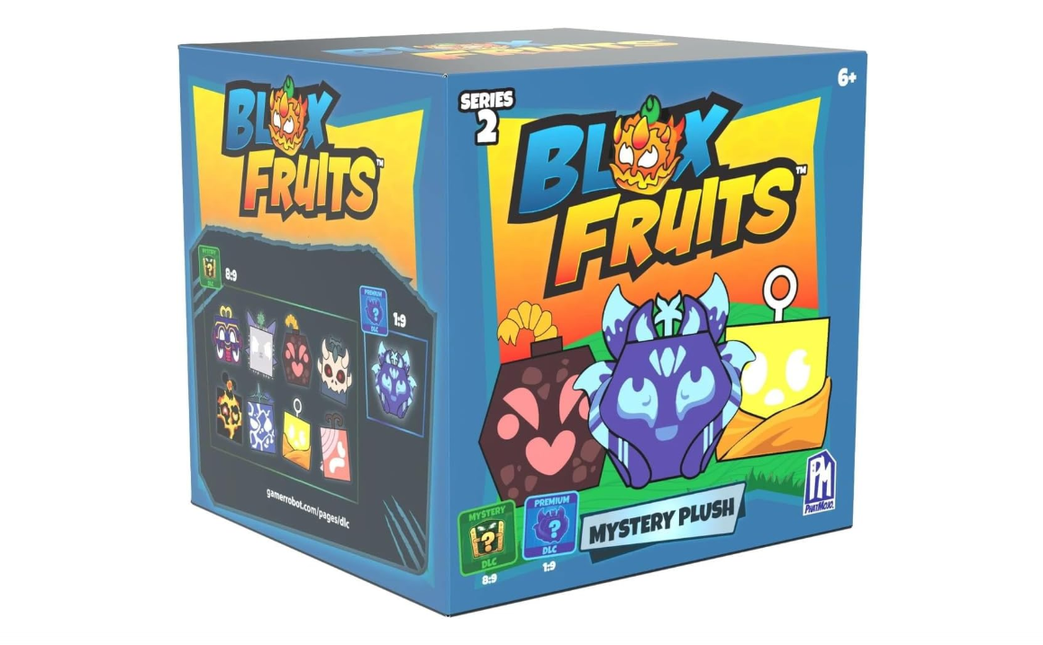 UCC Distributing BLOX Fruits - Mystery Fruit Collectible Plush 1-Pack (4" Tall, Series 2) [Includes DLC, Officially Licensed], Mixed, CP3340-1PK
