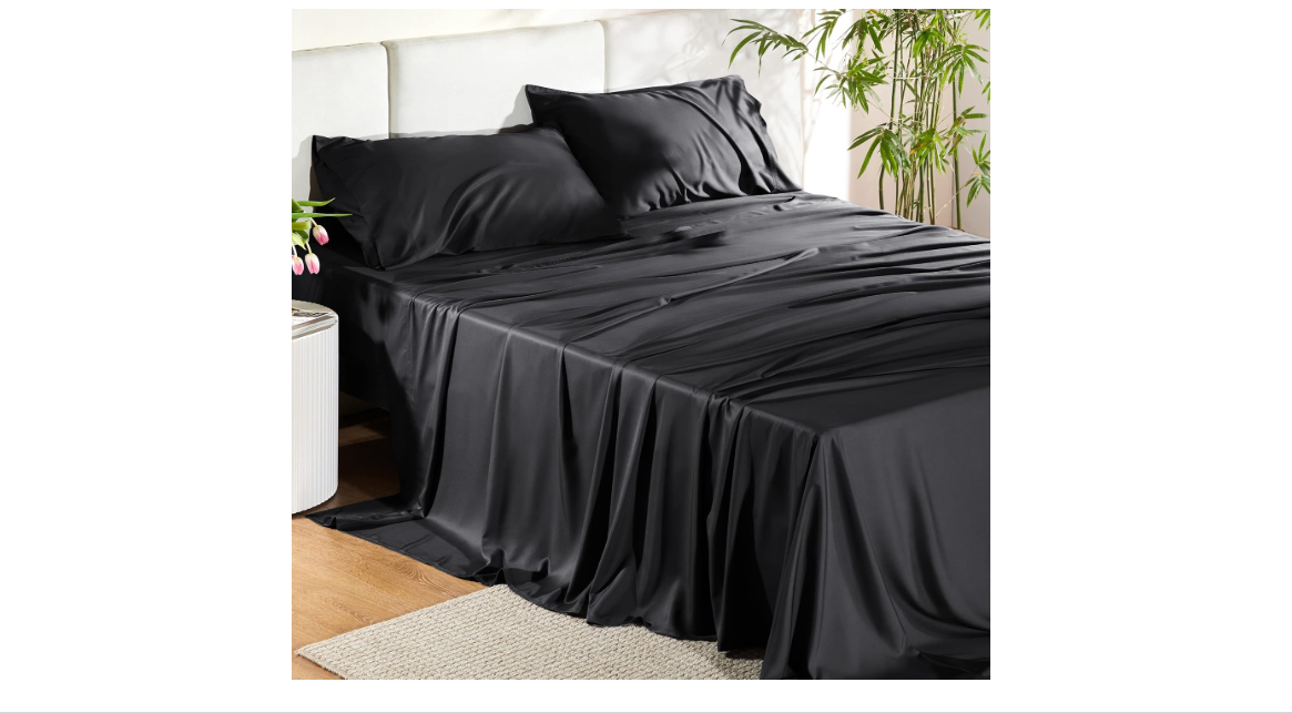 Bedsure Queen Sheets, Rayon Derived from Bamboo, Queen Cooling Sheet Set, Deep Pocket Up to 16", Breathable & Soft Bed Sheets, Hotel Luxury Silky...
