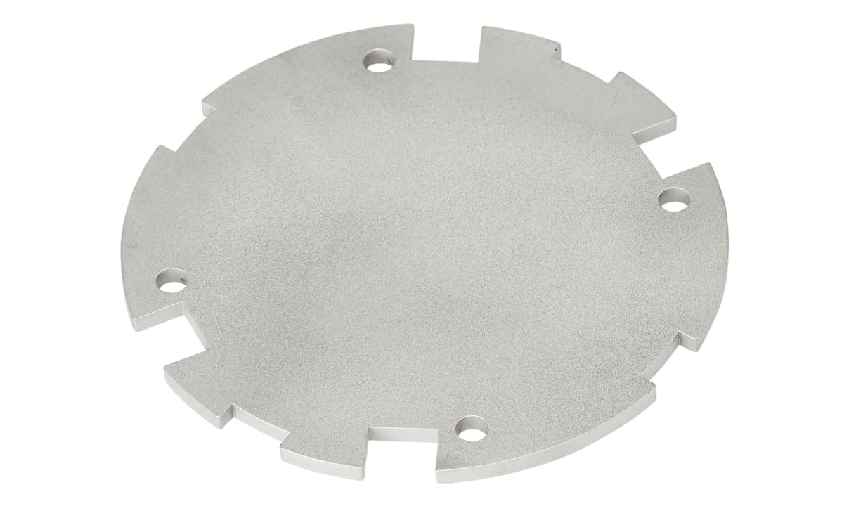 Haven BR-2 Level 2 Bullet Resistant Insert Fiberglass Panel with 4" Diameter Silver 