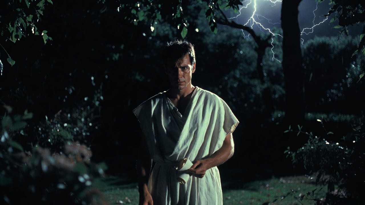 Brutus in orchard soliloquy, honorable idealist archetype at night