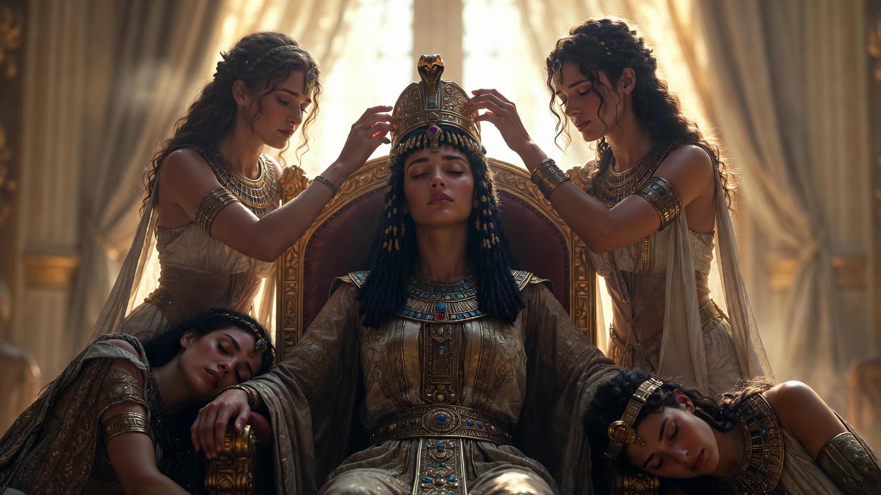 Cleopatra’s death scene with Charmian and Iras – the immortal final moment of Shakespeare’s Antony and Cleopatra