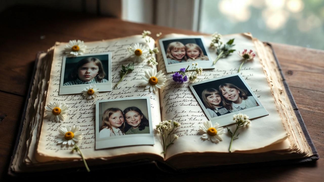 Childhood diary and Polaroids of sisters – inspiration for heartfelt maid of honor speech memories