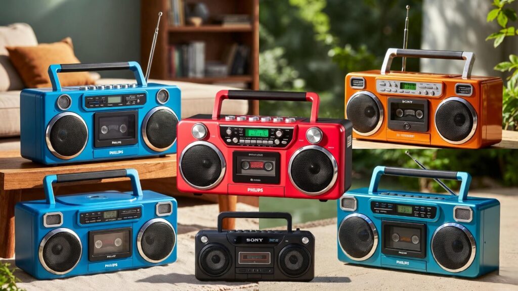 best portable cd player boombox