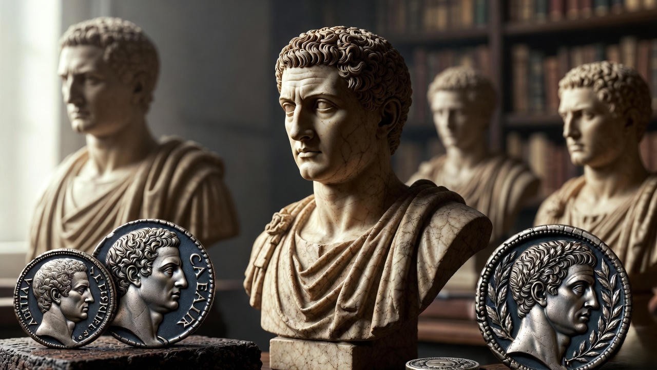 julius caesar photos: Rare Authentic Ancient Portraits