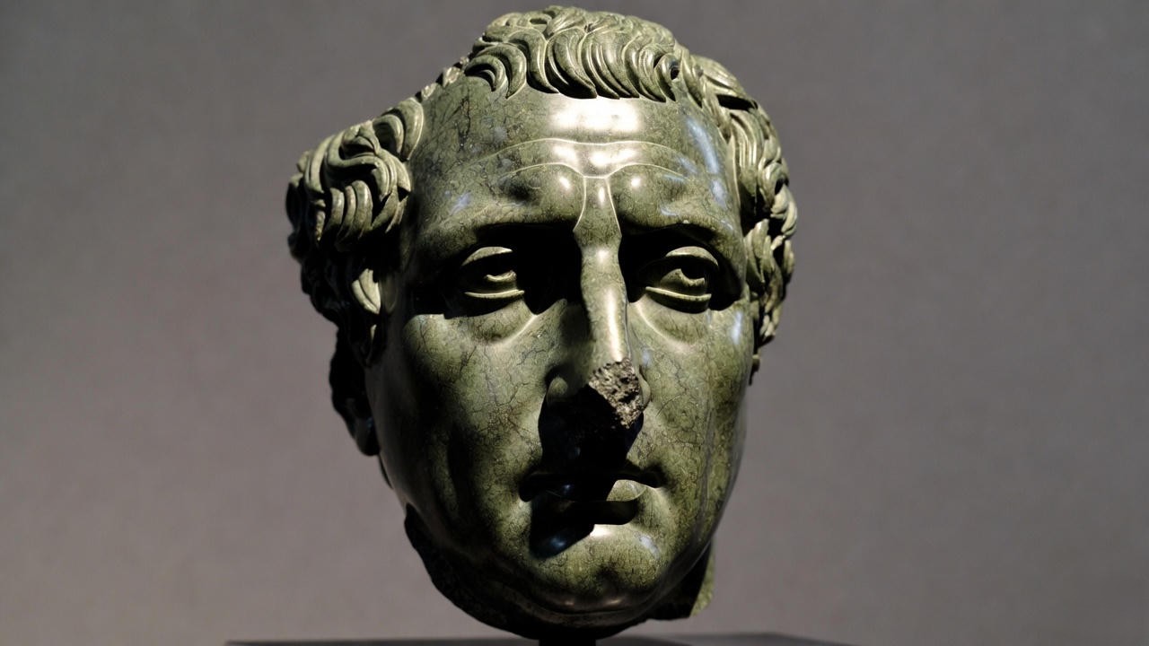 Tusculum bust of Julius Caesar, the most authentic lifetime portrait, Museo Archeologico Turin