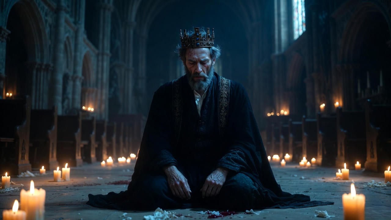 Claudius failing to pray – Shakespeare’s prosaic and literal-minded king trapped by lack of moral imagination