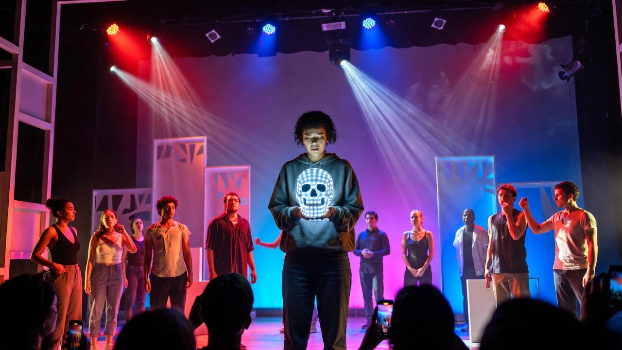 2025 theater production influenced by Linda Charnes’ theories of identity and succession