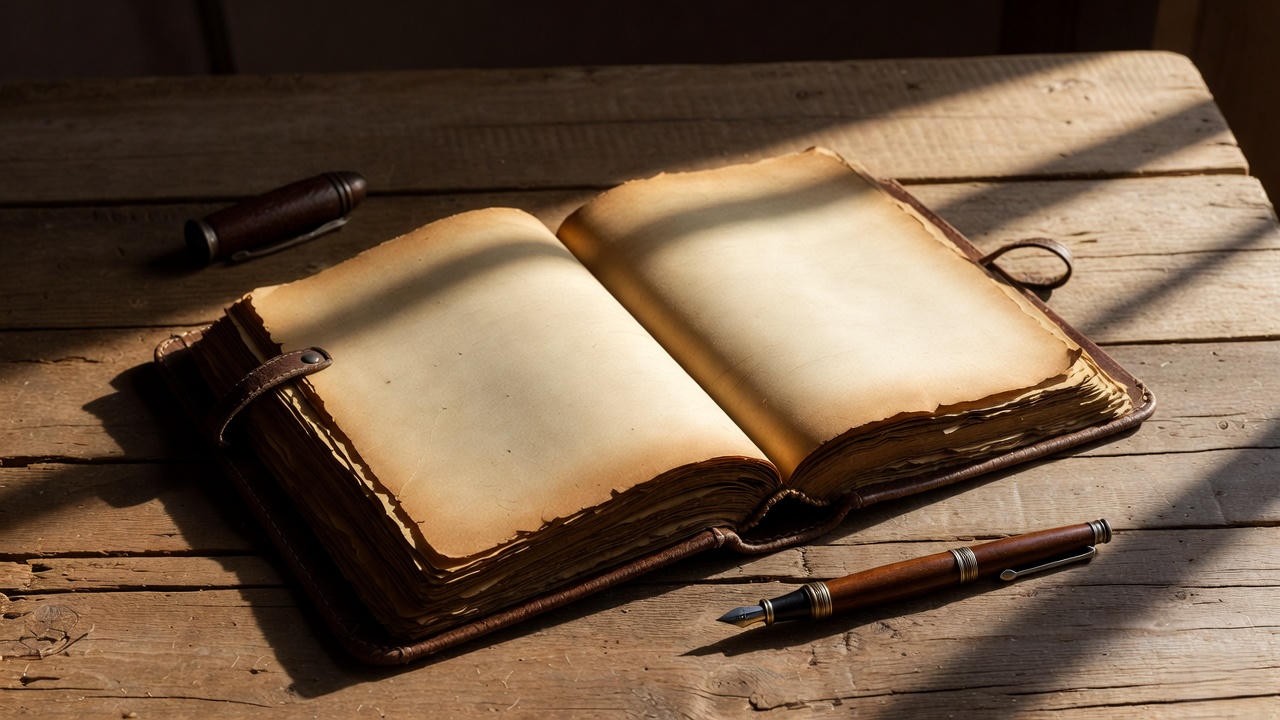 Old diary representing buried secrets in The Life We Bury plot summary