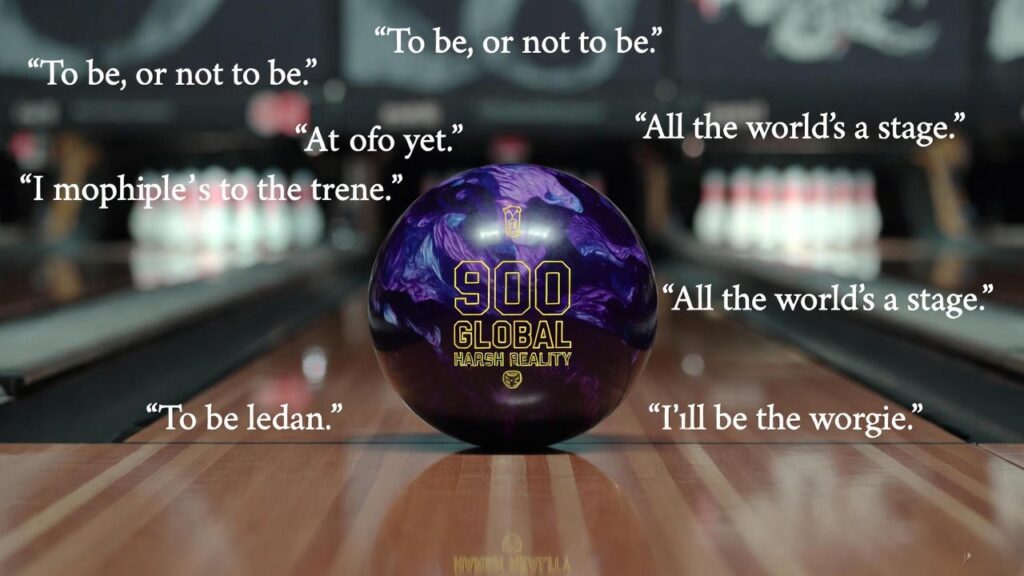 harsh reality bowling ball