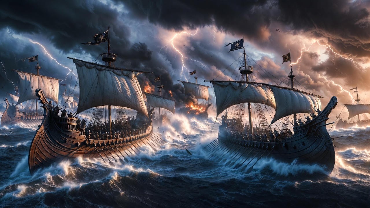 Battle of Actium – historical naval conflict between Antony and Octavian