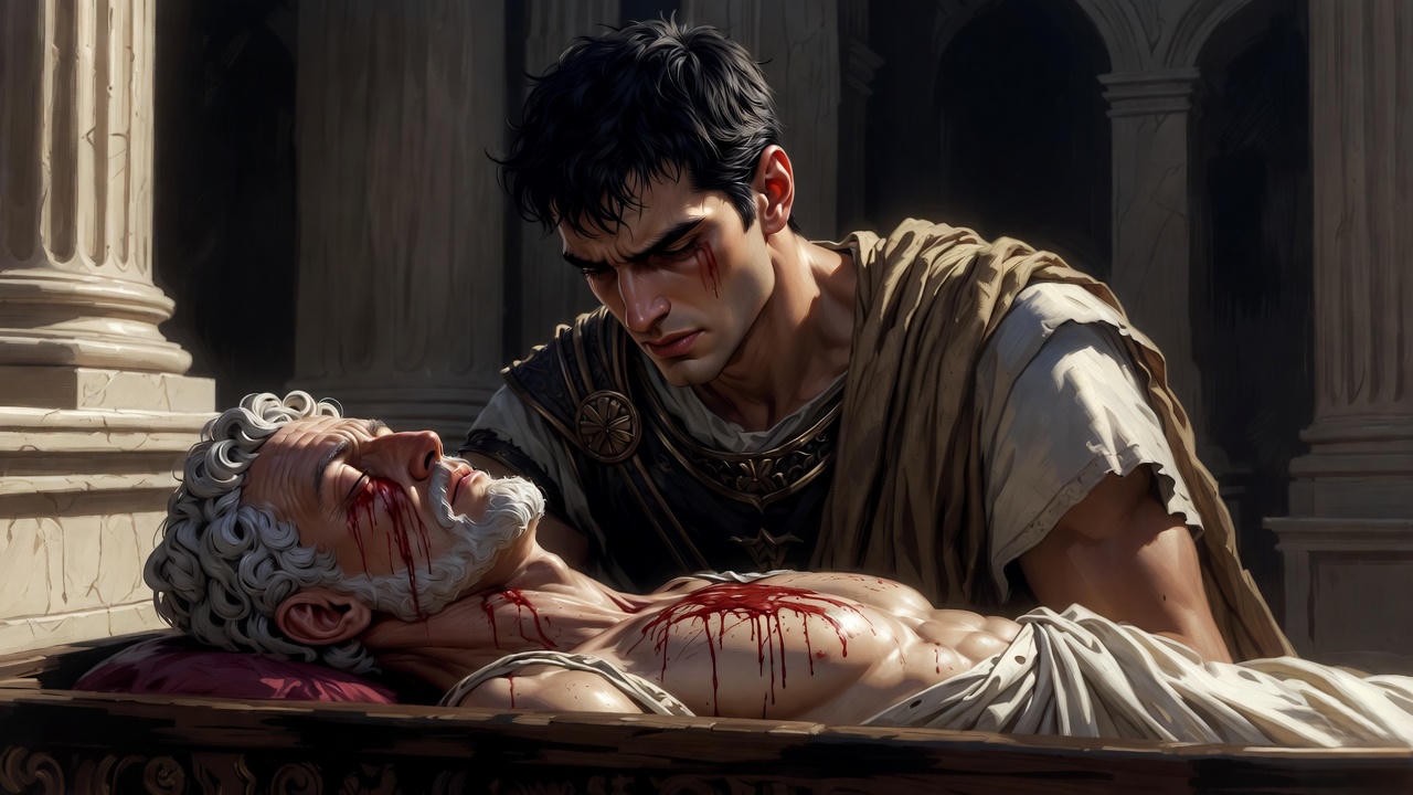 Mark Antony's soliloquy over Caesar's body in Shakespeare's Julius Caesar Act 3 Scene 1