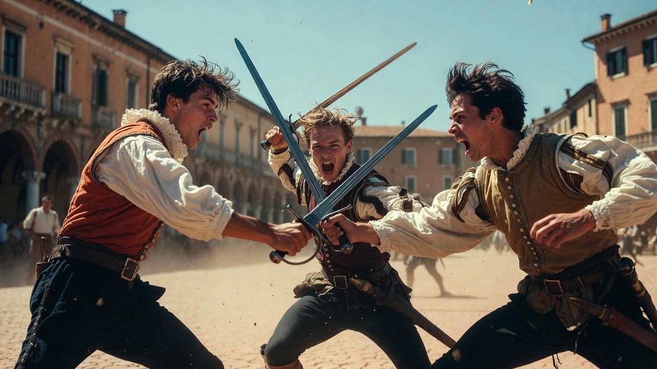 Tybalt Mercutio and Romeo fatal duel scene Act 3 Romeo and Juliet