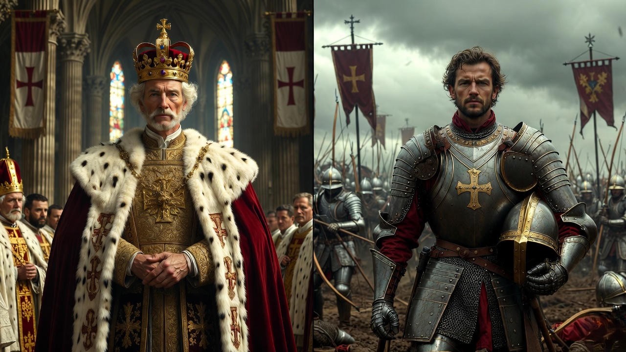 Comparison of Henry V Holy Roman Emperor and Henry V of England, highlighting historical confusion with Shakespeare's king