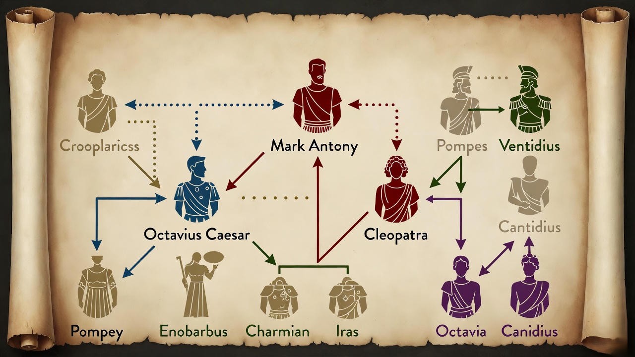  Antony and Cleopatra by Shakespeare.