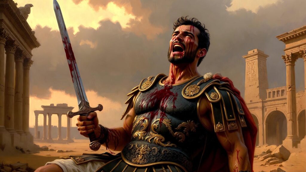 why did mark antony kill himself