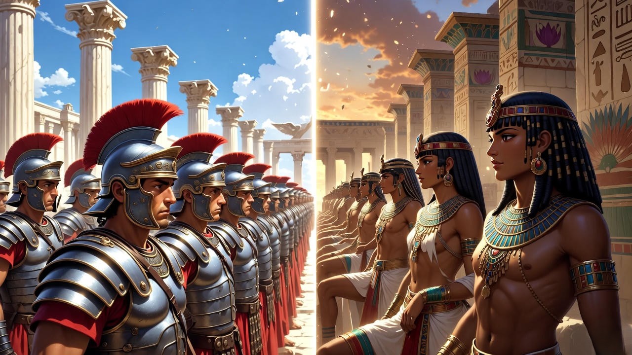 Contrasting worlds of Rome and Egypt in Shakespeare's Antony and Cleopatra