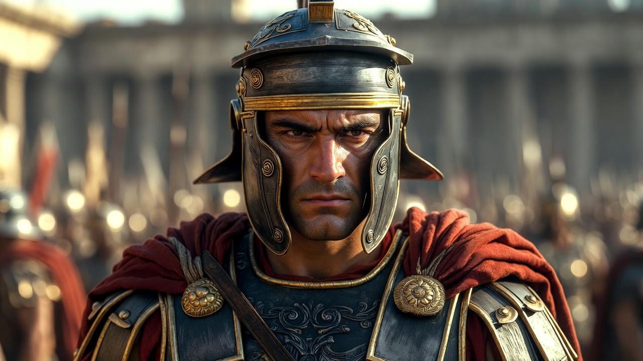 Mark Antony tragic hero portrait from Shakespeare's Antony and Cleopatra