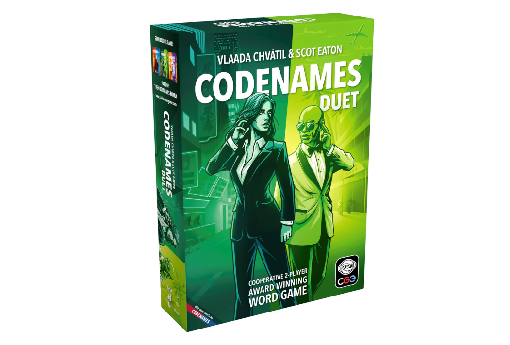 CGE Codenames: Duet Board Game (2nd Edition) The Top Secret Cooperative Word Association Game for Two Players & Couples Game Nights