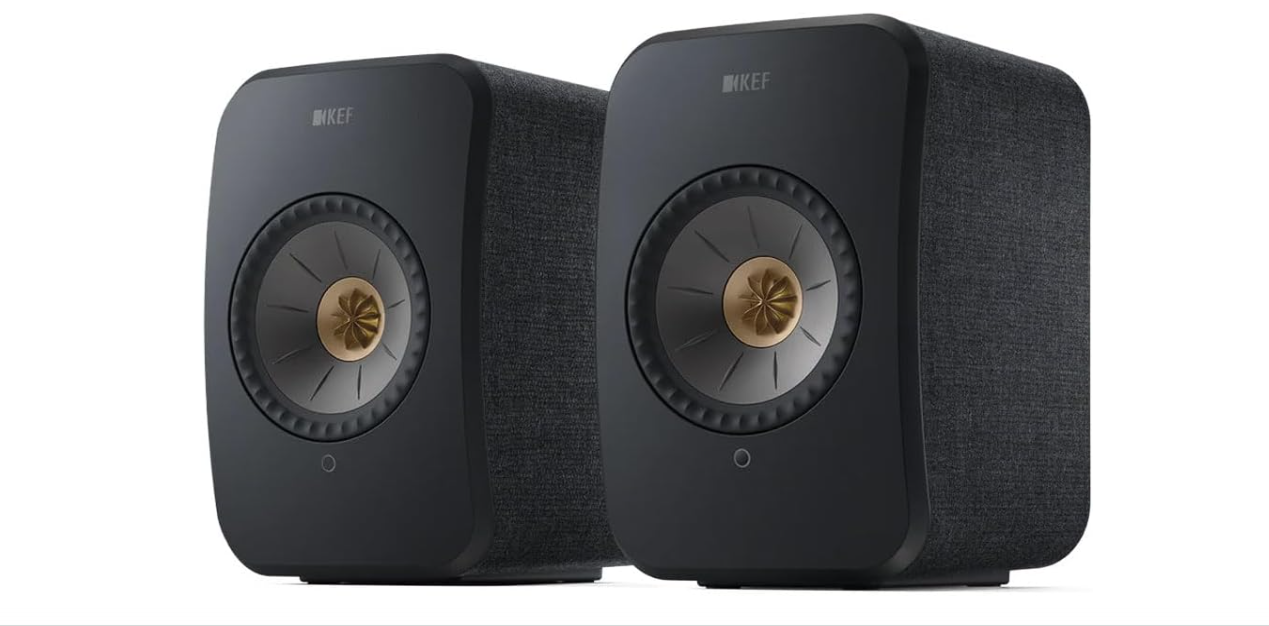 KEF LSX II Wireless HiFi Speaker System (Carbon Black)
