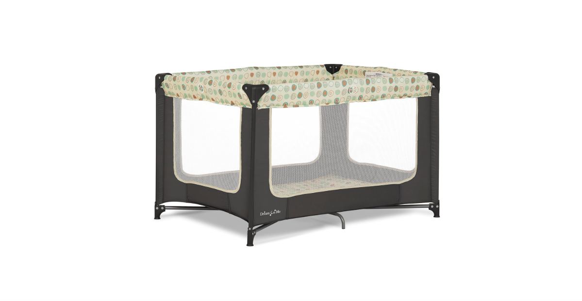 Dream On Me Zodiak Baby Playard, Breathable Mesh Sides, Soft Comfortable Mattress, Quick & Easy to Fold with Travel Carry Bag, Compact Space Saving...