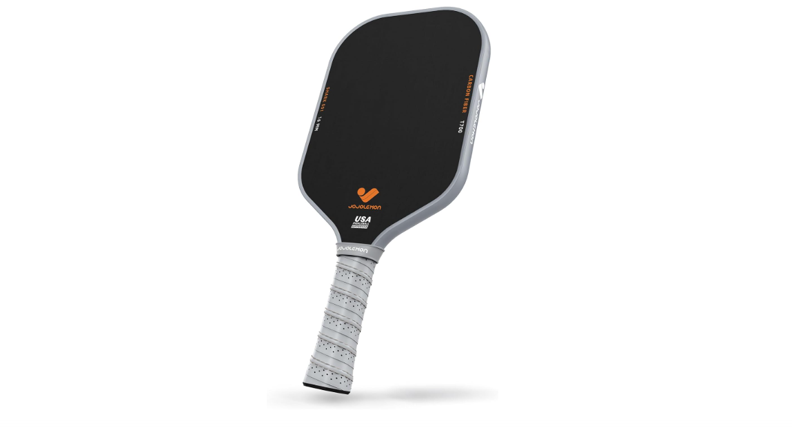 JOJOLEMON Pickleball Paddles, Carbon Fiber Pickleball Paddle with a 16mm Shark Power Polymer Core, The Pickleball Rackets Designed for Ultimate Spin &... 