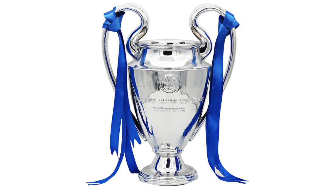 Emaraxy Champion Trophy, Sports League Cup, Champions League Replica, Resin Material, Medal, Keepsake Collection, Office Decoration Trophy, Chrome Plated...
