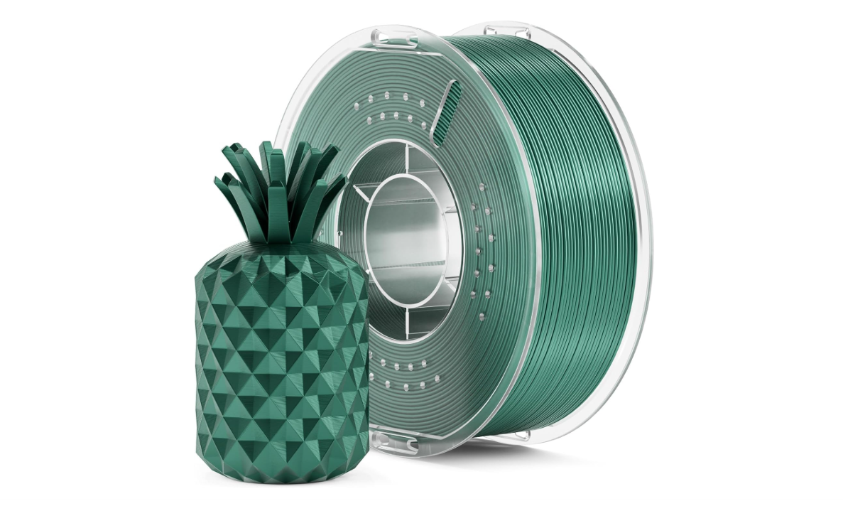 ELEGOO Metallic PLA Filament 1.75mm Metallic Green 1KG, Metal-Like Shiny 3D Printer Filament High Dimensional Accuracy, 1kg Spool (2.2lbs) Compatible with...
