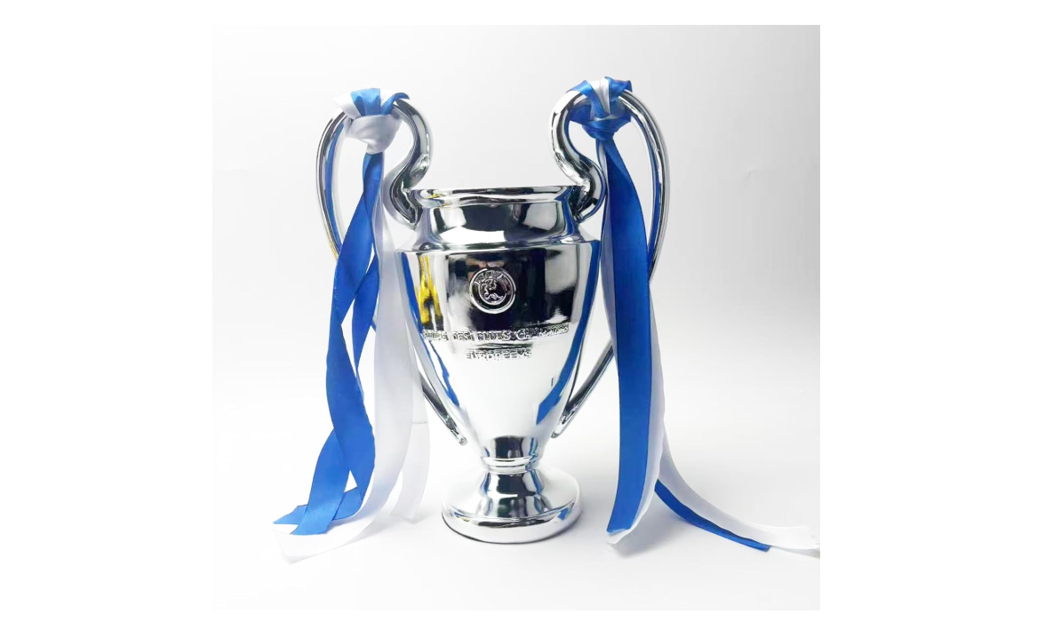 Champions Trophy，Resin Craft Champions Trophy Copy, Fan Collectibles and Birthday Gifts, Indoor Bedroom Decoration (6 inch)
