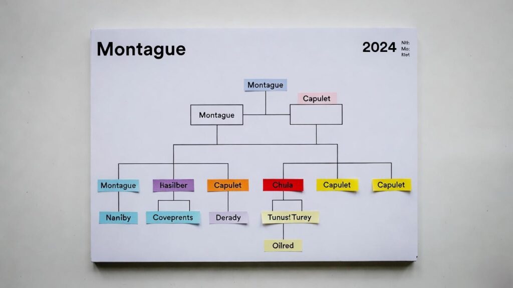 romeo and juliet family tree