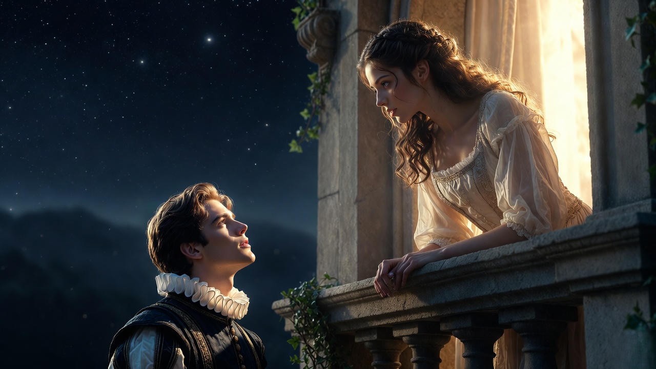 Othello confronted by Iago, illustrating manipulated jealousy and subjective distortion in Shakespeare's Othello