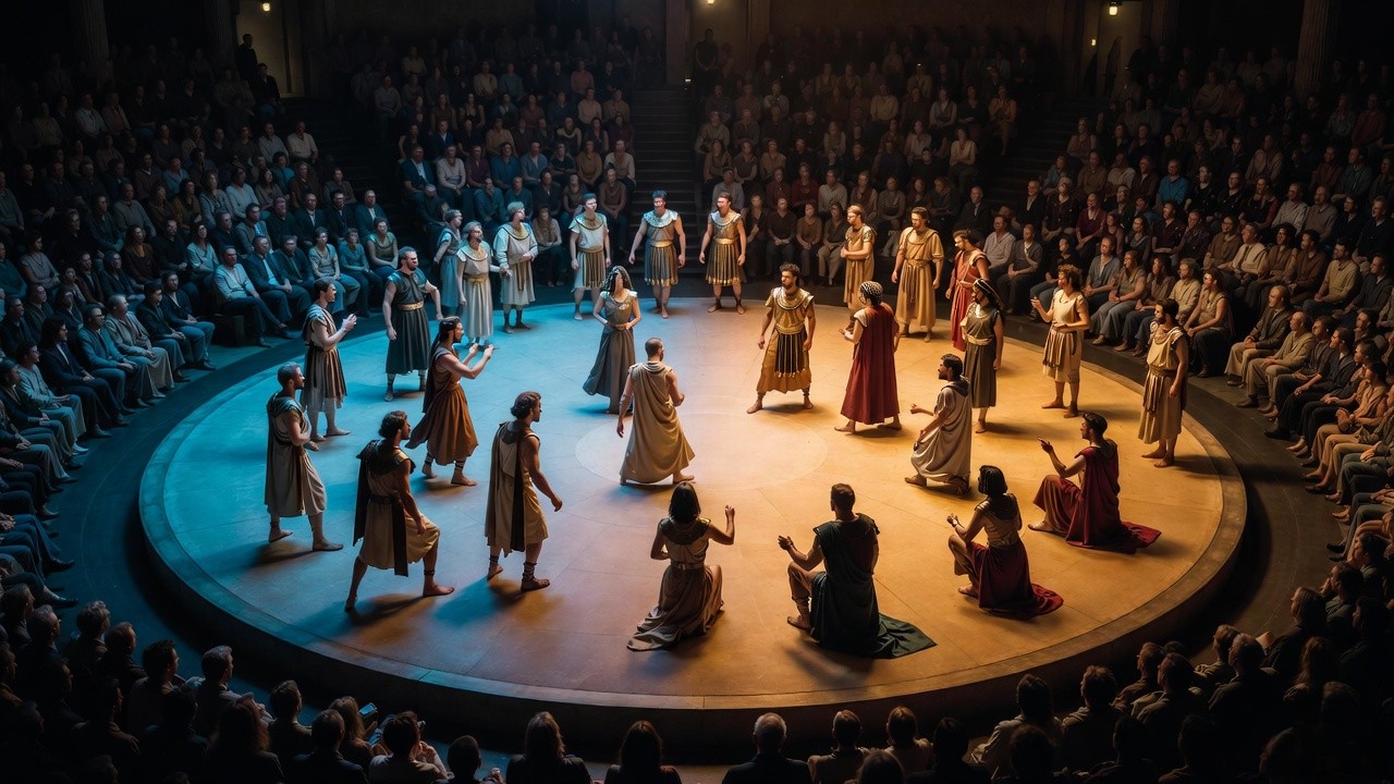 Intimate in-the-round staging of Antony and Cleopatra at Folger Theatre 2017