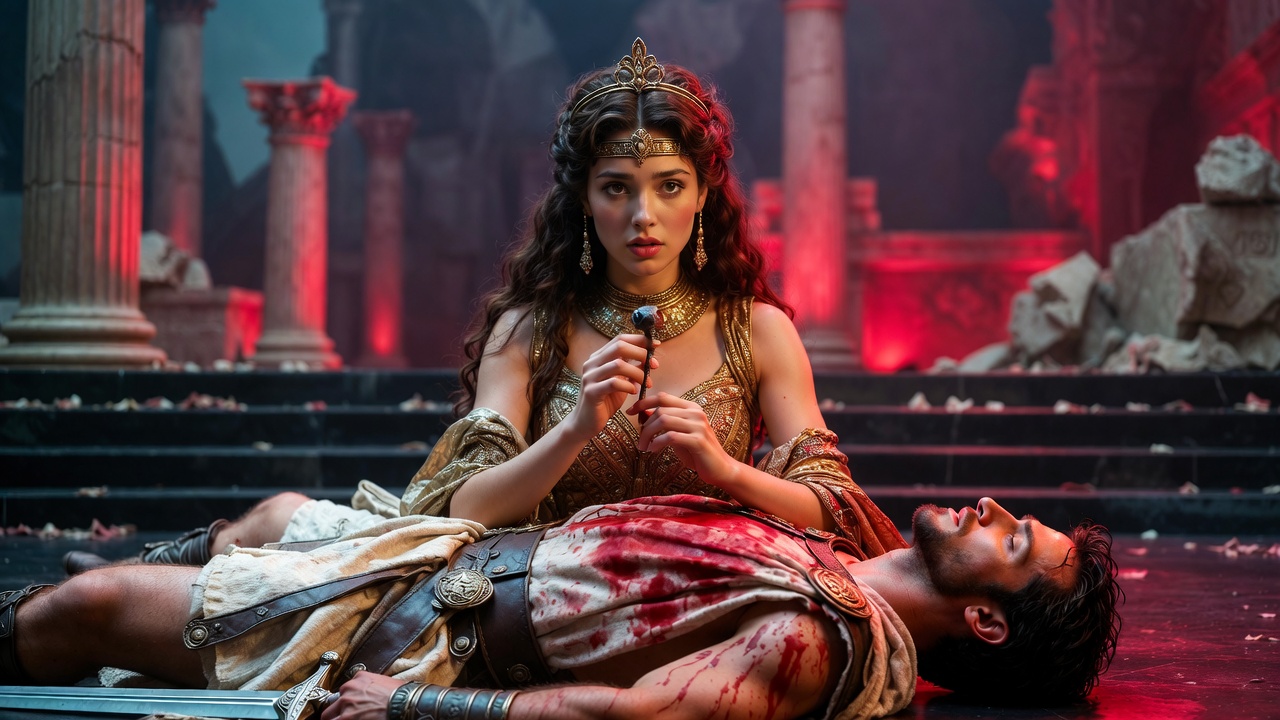 Tragic death scene in John Adams' Antony and Cleopatra at the Metropolitan Opera