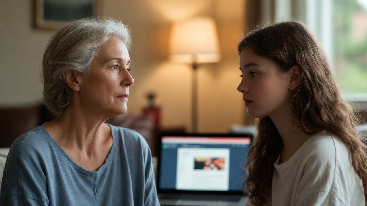 Parent talking to teenager about healthy relationships and Colorado Romeo and Juliet law boundaries