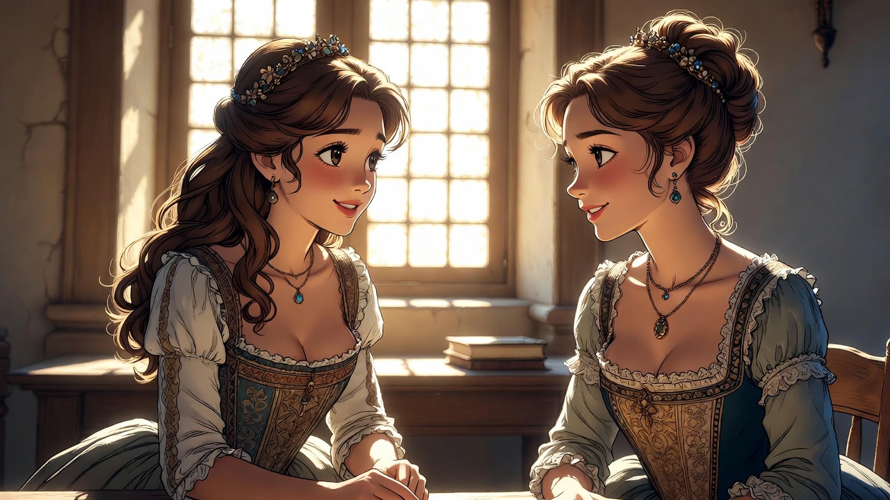 Princess Catherine and Alice in the humorous English language lesson scene from Henry V