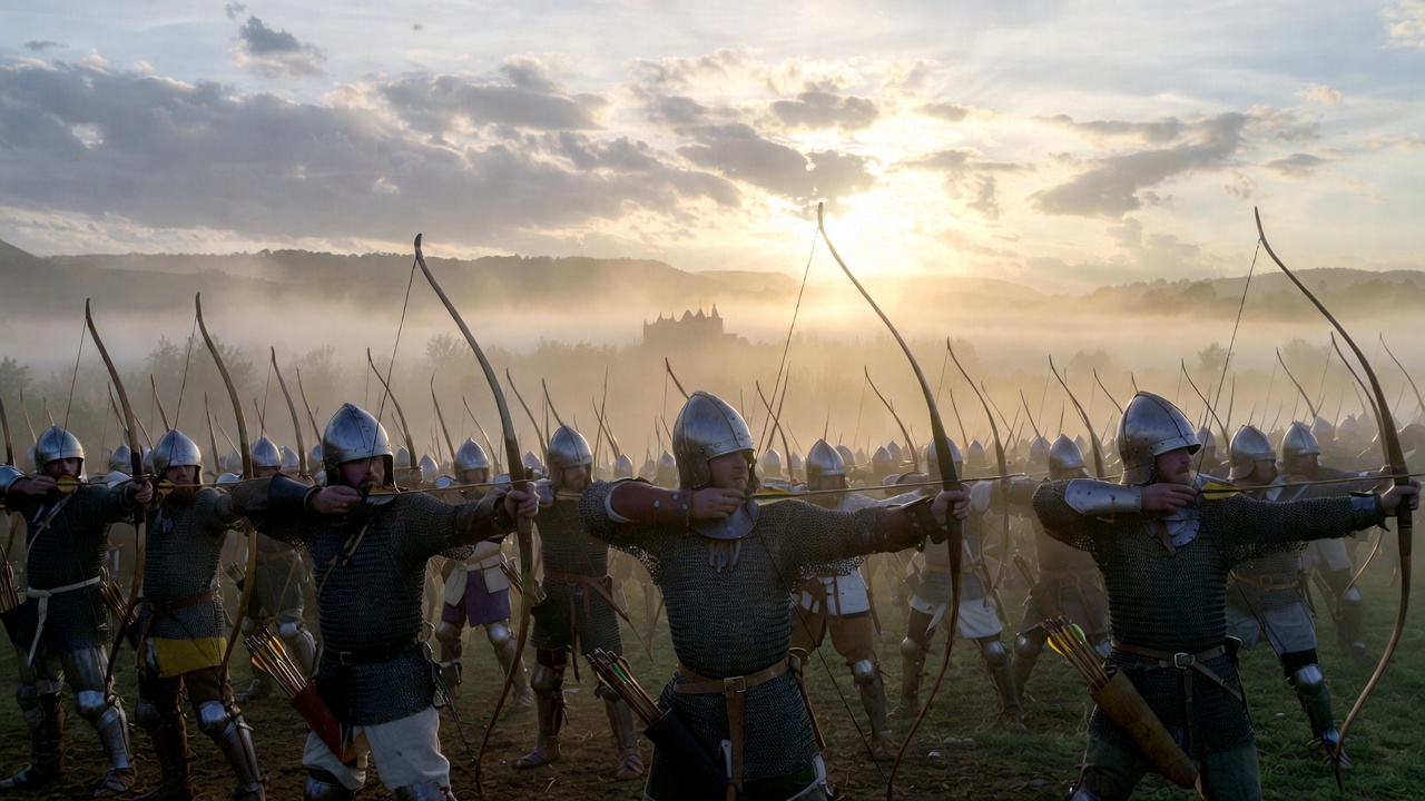 Dawn before the Battle of Agincourt in Shakespeare's Henry V