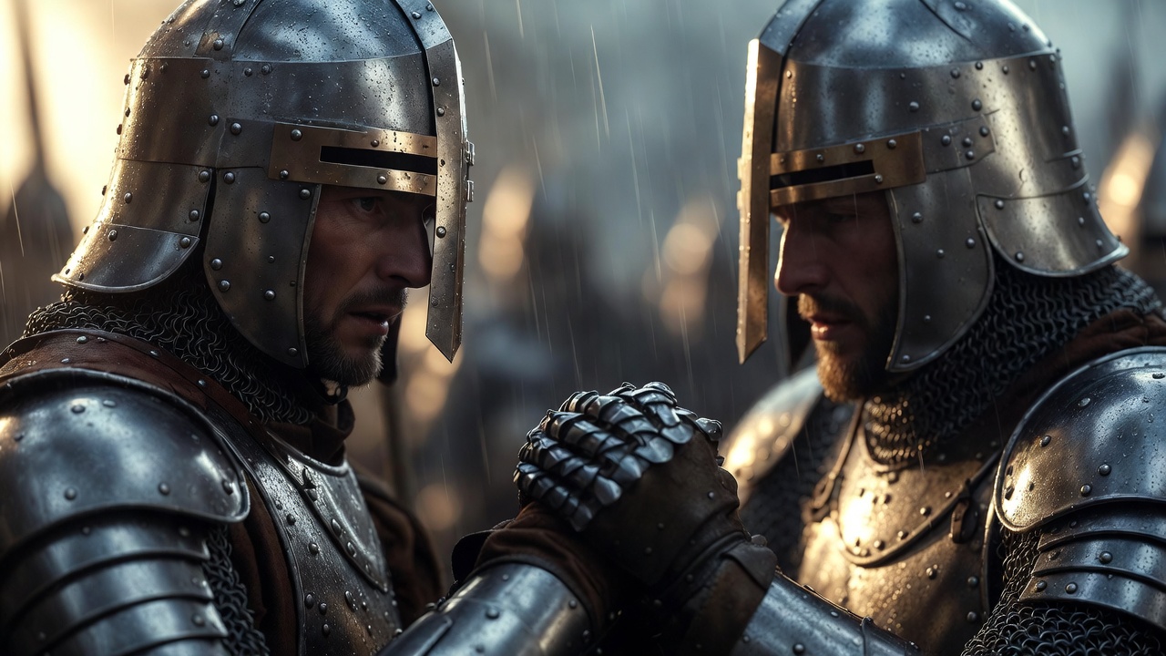 We few, we happy few – soldiers sharing brotherhood before battle