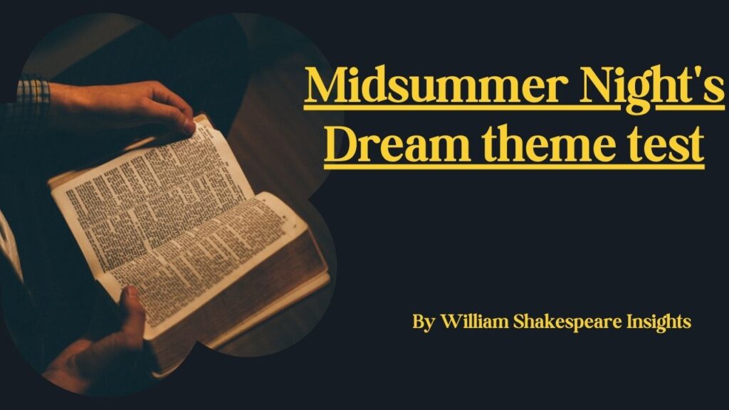 Midsummer Night's Dream theme test