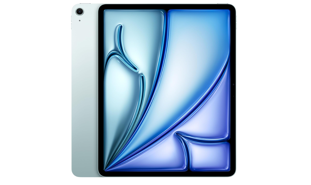 Apple iPad Air 13-inch (M2): Built for Apple Intelligence, Liquid Retina Display, 1TB, 12MP Front/Back Camera, Wi-Fi 6E, Touch ID, All-Day Battery Life — Blue 