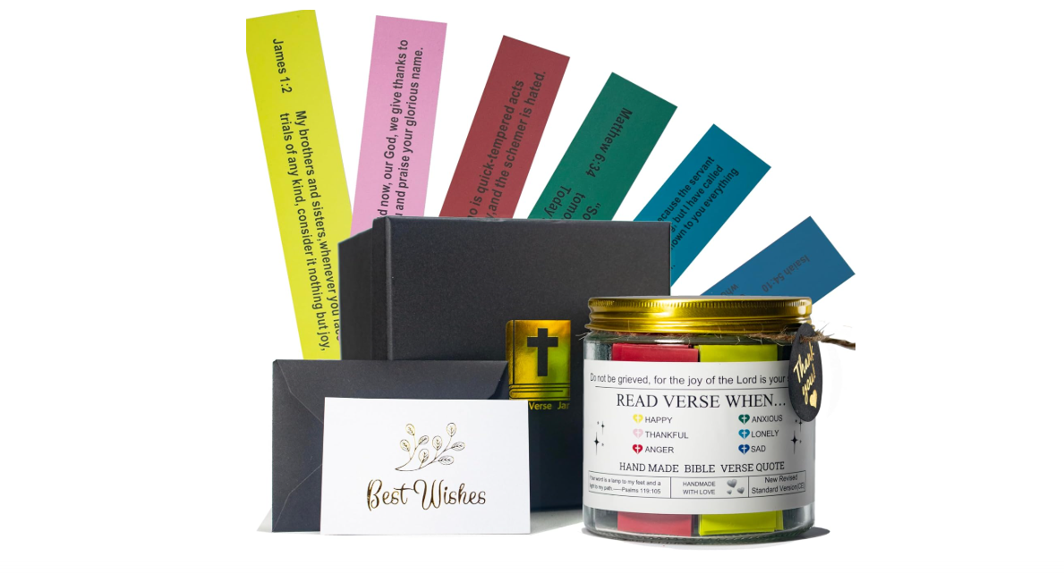 Catholic Bible Verse Jar,Catholic Gifts For Women Men Kids Teens,Bible Verses in a jar,First Communion for Girls Boys,Confirmation Gift for Teen,Religious Gifts,Prayer the Hope Jar
