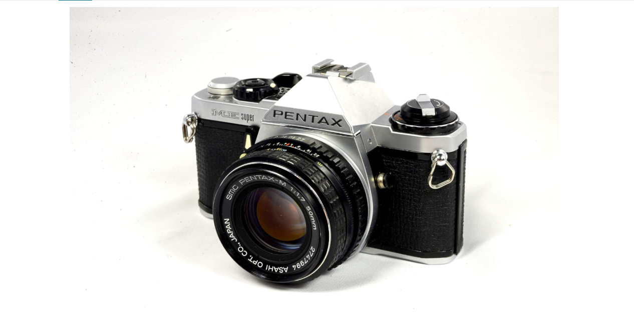Pentax ME Super 35mm SLR Camera Package 