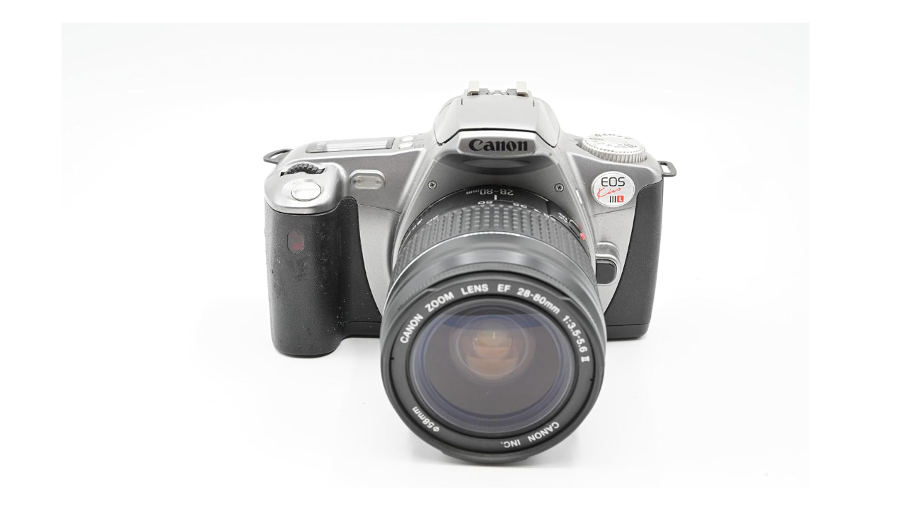 Canon EOS Kiss III L (AKA Canon Rebel 2000 in USA) SLR Film Camera with Canon 28-80mm Zoom Lens 