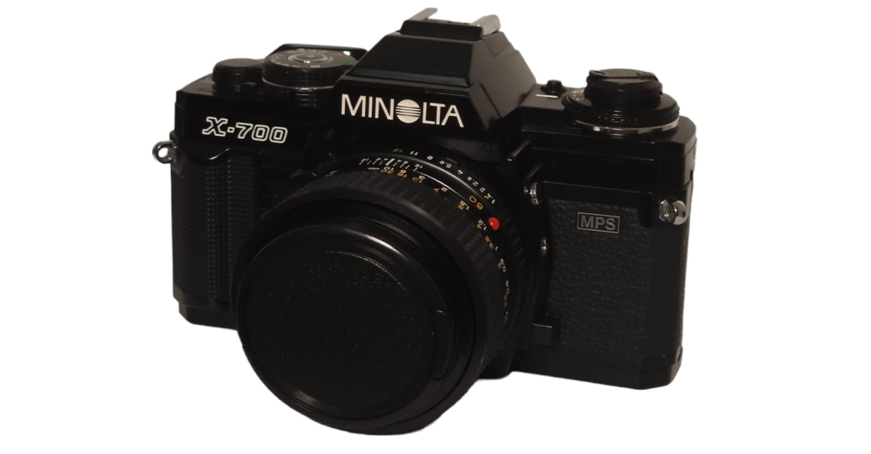 Minolta X-700 35mm Film SLR with Minolta MD 50mm 1:2 Manual Focus Lens