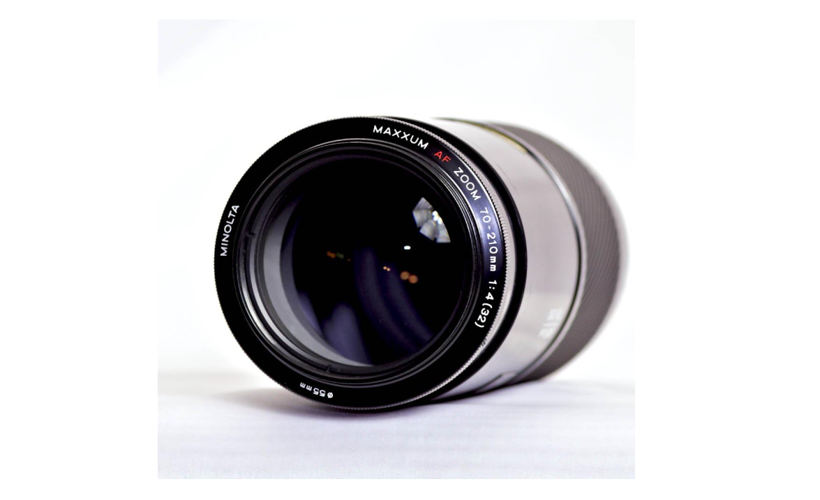 Minolta Maxxum AF 70-210mm F/4 Telephoto Zoom Lens FOR ALPHA A Mount DSLR SLR (Renewed)