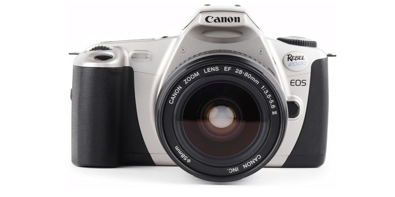 Canon Rebel 2000 SLR Film Camera with Canon 28-80mm EF Auto Focus Lens (Renewed)
